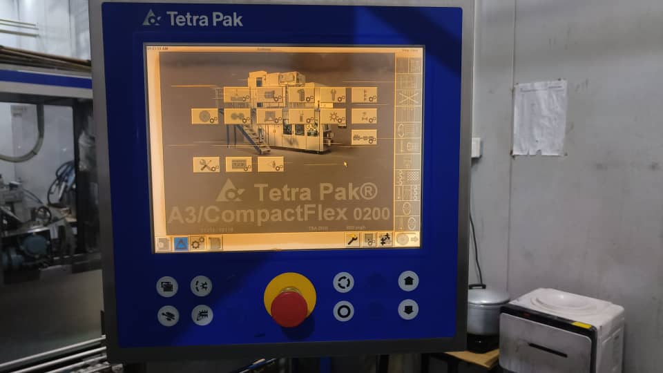 USED TETRA PAK A3 COMPACT FLEX 250ML BASE FILLING LINE FOR SALE