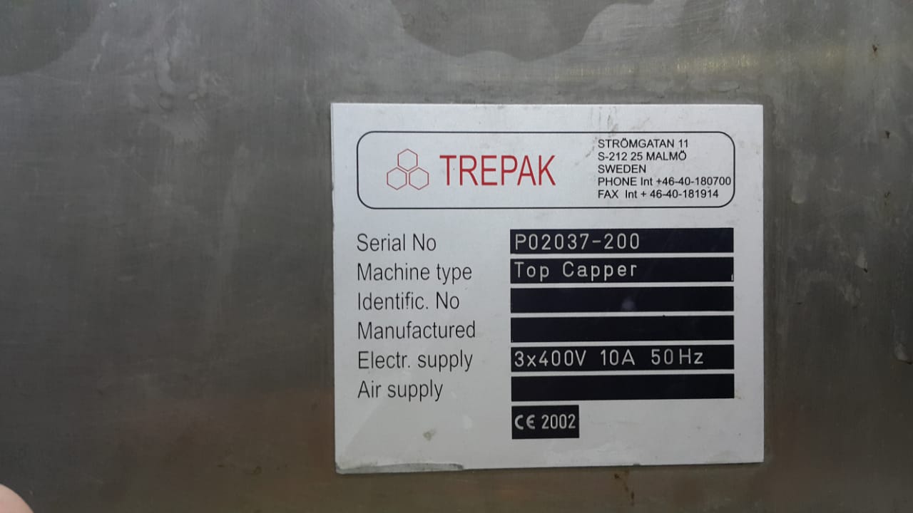 Tetra Top filler S1 S2 180 ml 4500 bottles per hr