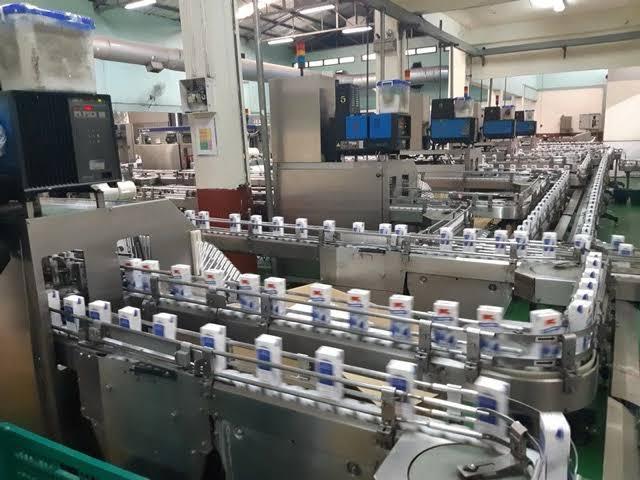 USED TETRA PAK TBA 19 250ML BASE 20v FILLING LINE FOR SALE YEAR 2005