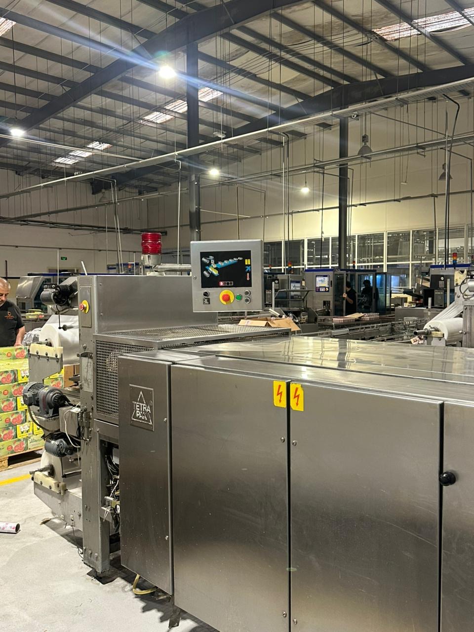 USED TETRA PAK TBA 19 250ML BASE 30v FILLING LINE FOR SALE YEAR 2007