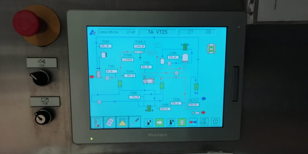 USED TETRA PAK VTIS UHT PLANT 14000 LPH FOR SALE