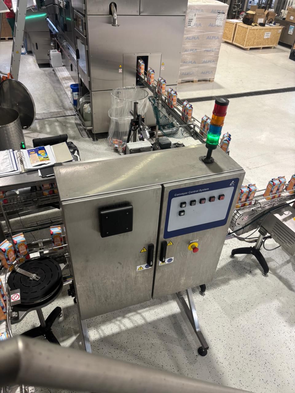 USED TETRA REX FILLING AND CAPPING COMPLETE LINE FOR SALE FOR LONG LIFE FRUIT JUICES YEAR 2016