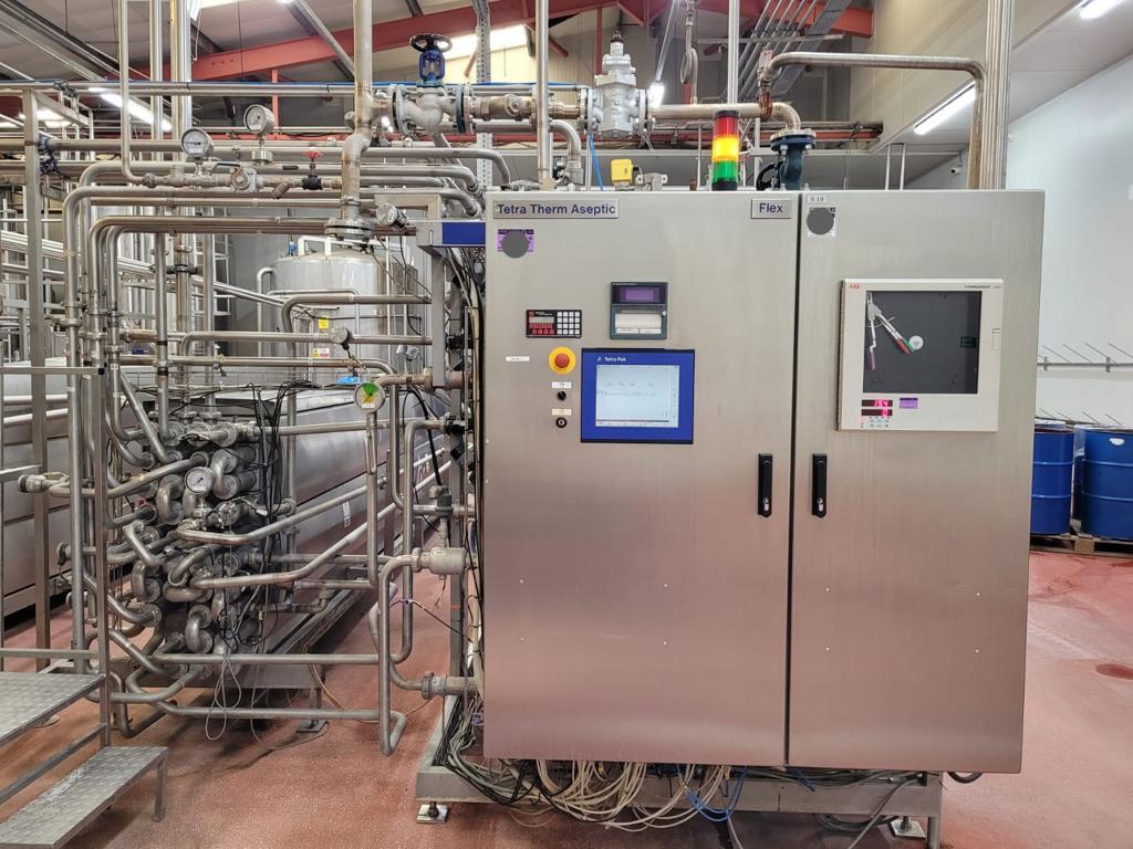 One Used Complete TBA 19 200ml Filling Line and UHT Plant For Sale