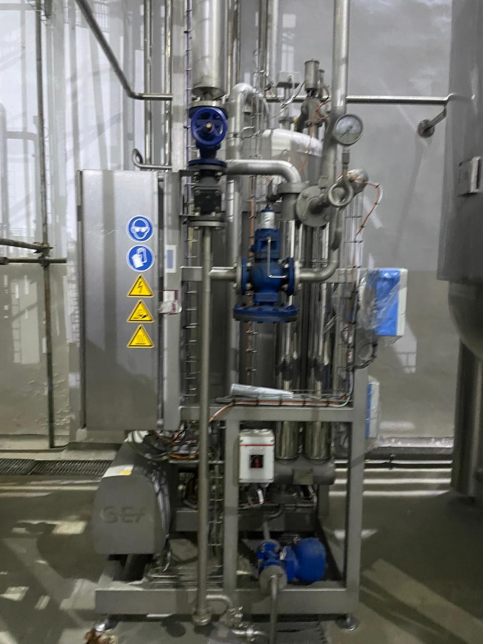 GEA COMPLETE UHT PLANT 8000 LPH CAPACITY FOR MILK CREAM AND JUICE PRODUCTION FOR SALE YEAR 2018