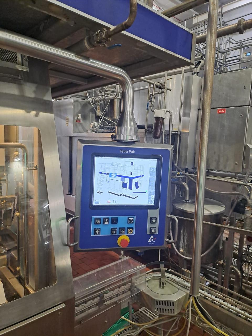 USED TETRA PAK TBA 19 250ML BASE 20V FILLING LINE FOR SALE