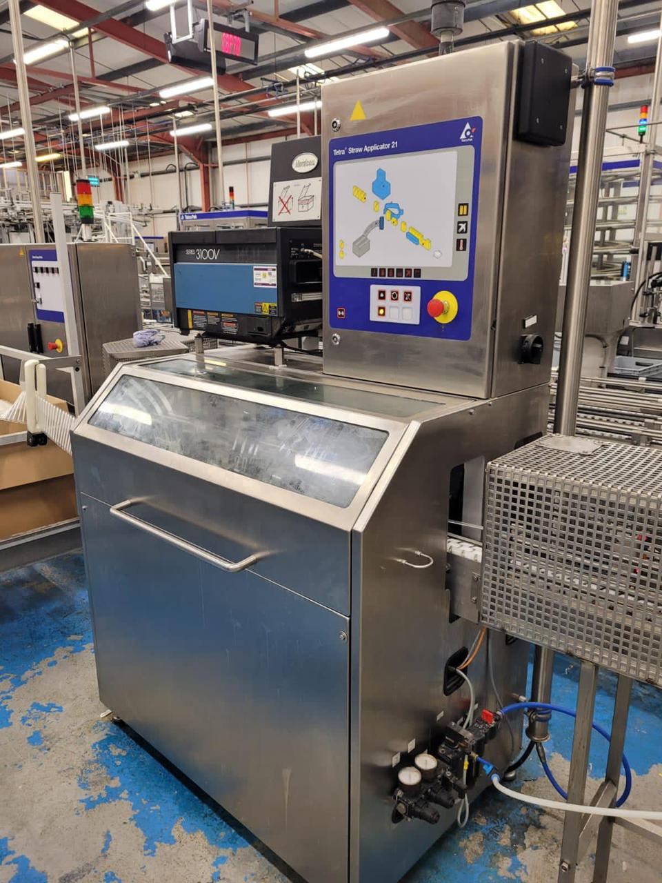 One Used Complete TBA 19 200ml Filling Line and UHT Plant For Sale