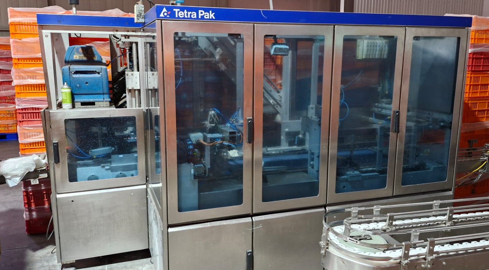 USED TETRA PAK TBA 8 1000ML SLIM FILLING LINE FOR SALE YEAR 2001 and 2014
