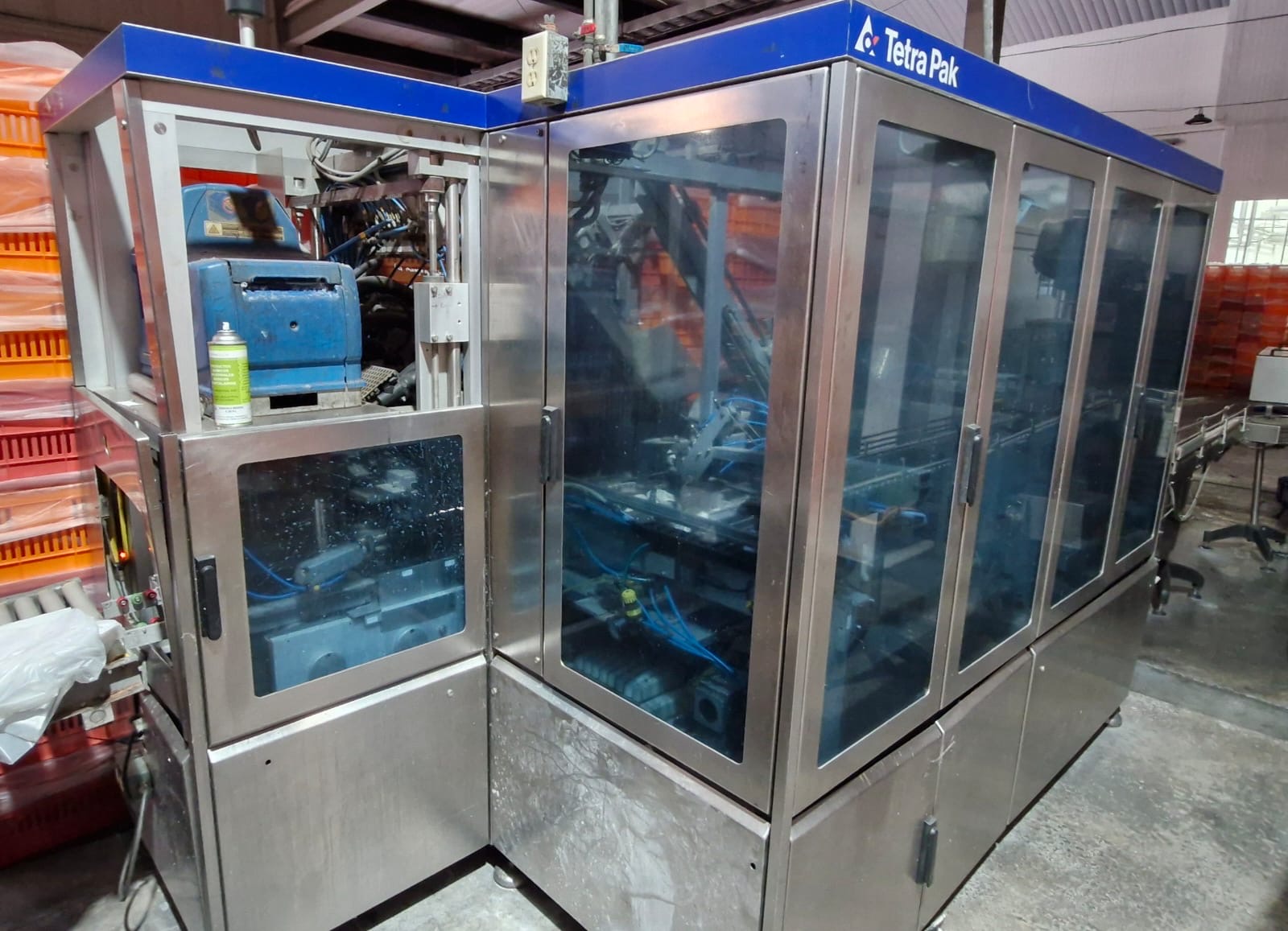 USED TETRA PAK TBA 8 1000ML SLIM FILLING LINE FOR SALE YEAR 2001 and 2014